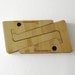 unique puzzle shaped laptopstand in sustainable bamboo wood.
