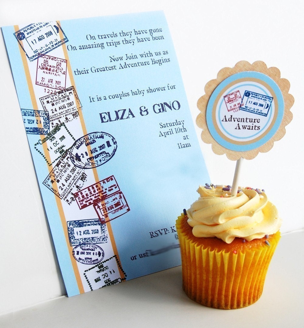 The Traveler's Printable and EDITABLE Party Invitation Il_170x135