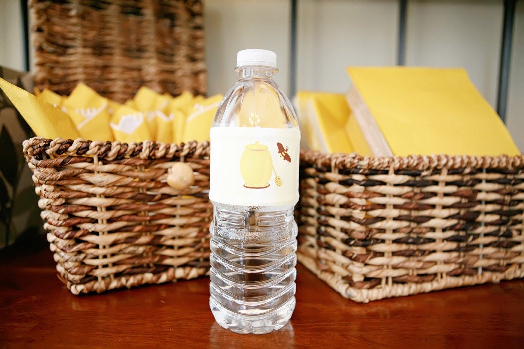 Sweet as Honey - Bumble Bee Printable Water Bottle Label Il_570xn