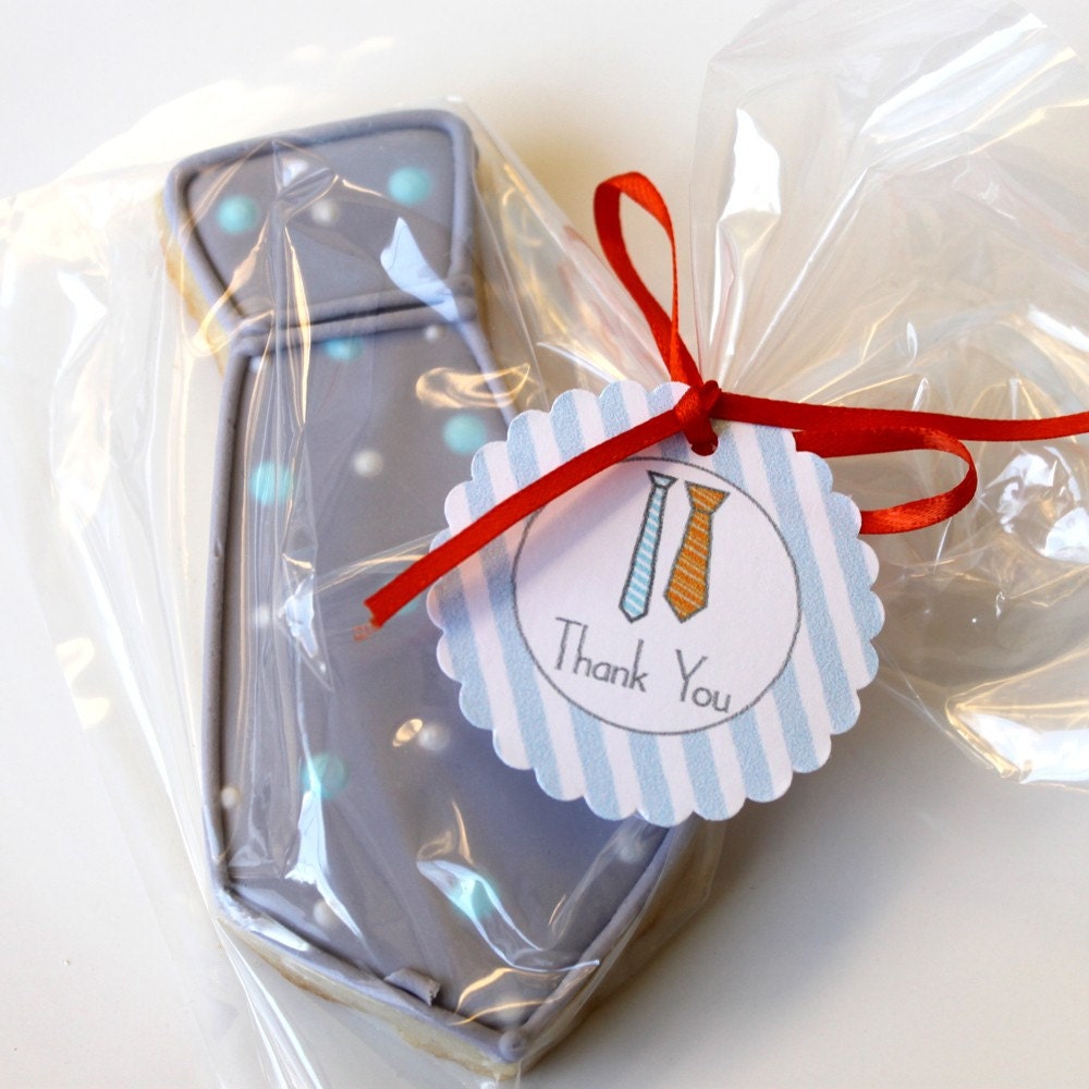 Little Guy In A Tie Printable Favor Tags