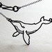 Tiny Humpback Whale Necklace