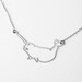 Tiny Stainless Narwhal Necklace
