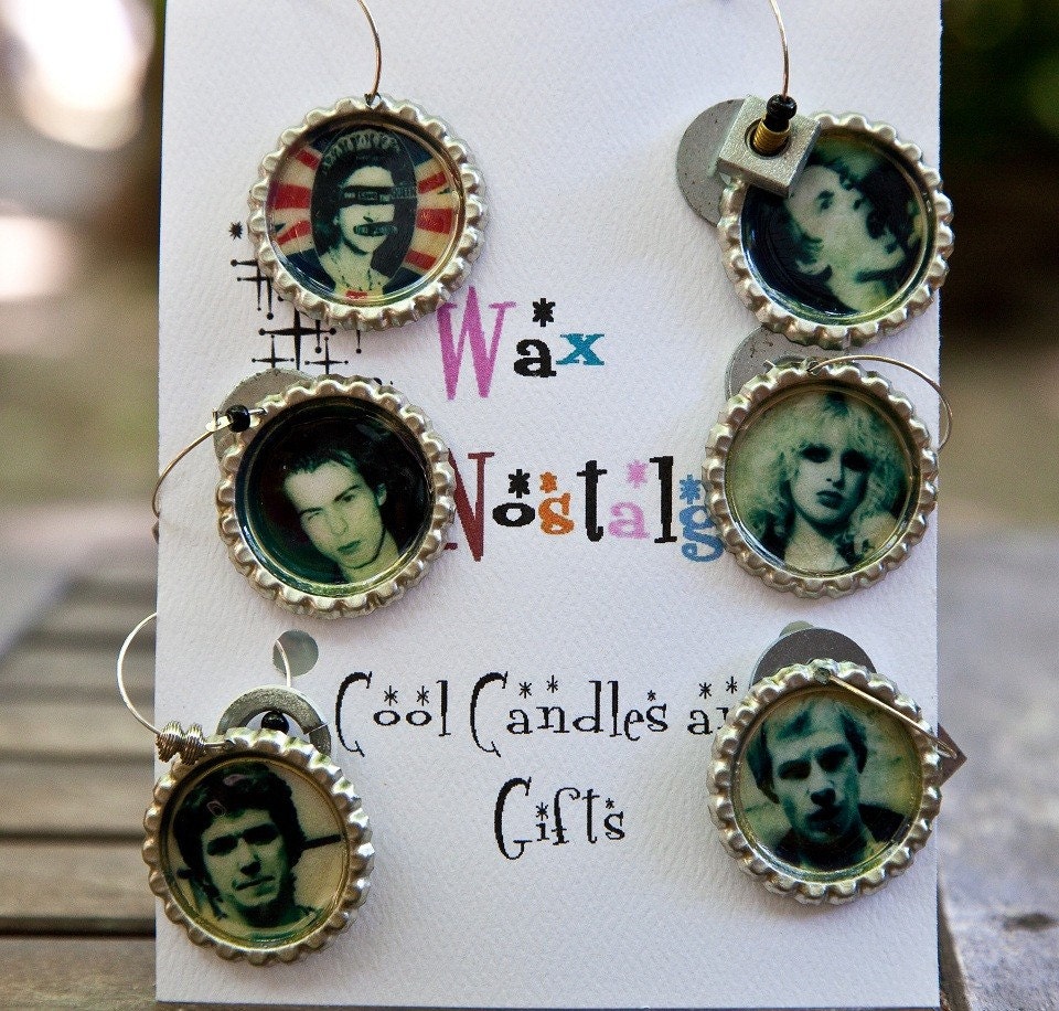 Sex Pistols Wine Charms