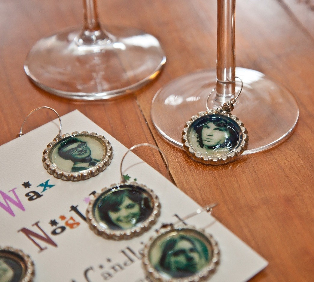 Dead Rock Stars Wine charms