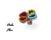 Dela Flor Cirque Oscuro Flower 80% OFF SALE - vintage, hair accessory, ooak , fabric , beads, wedding, bridesmaid, Team Rockabilly Gone Glam