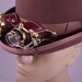 Steampunk Goggles Victorian Theatrical Goth Industrial Brass LARP BROWN RED Lenses  - Exclusively from Steampunkdesign
