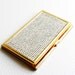 Vintage Judith Leiber Business Card Holder Swarovski Crystals Fancy Business Card Case