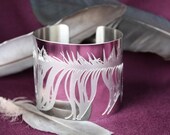 2 inch feather cuff
