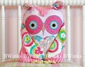 Plush owl - Owl Decor - Stuffed Owl Pillow