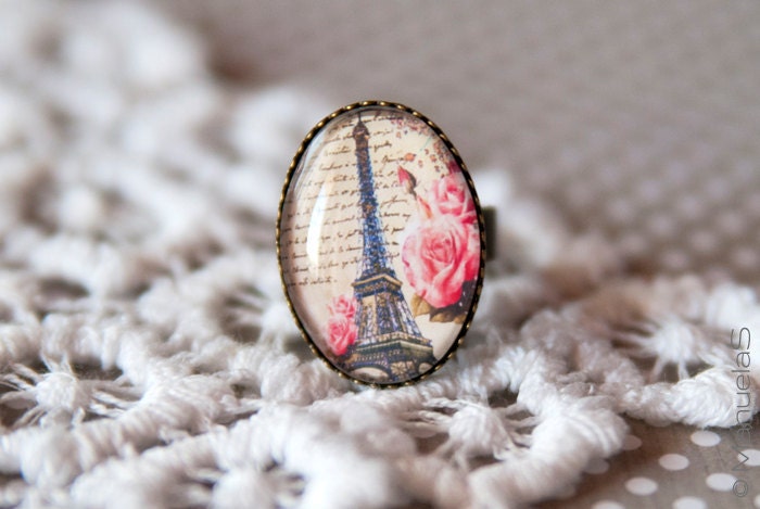 Vintage Paris adjustable RING