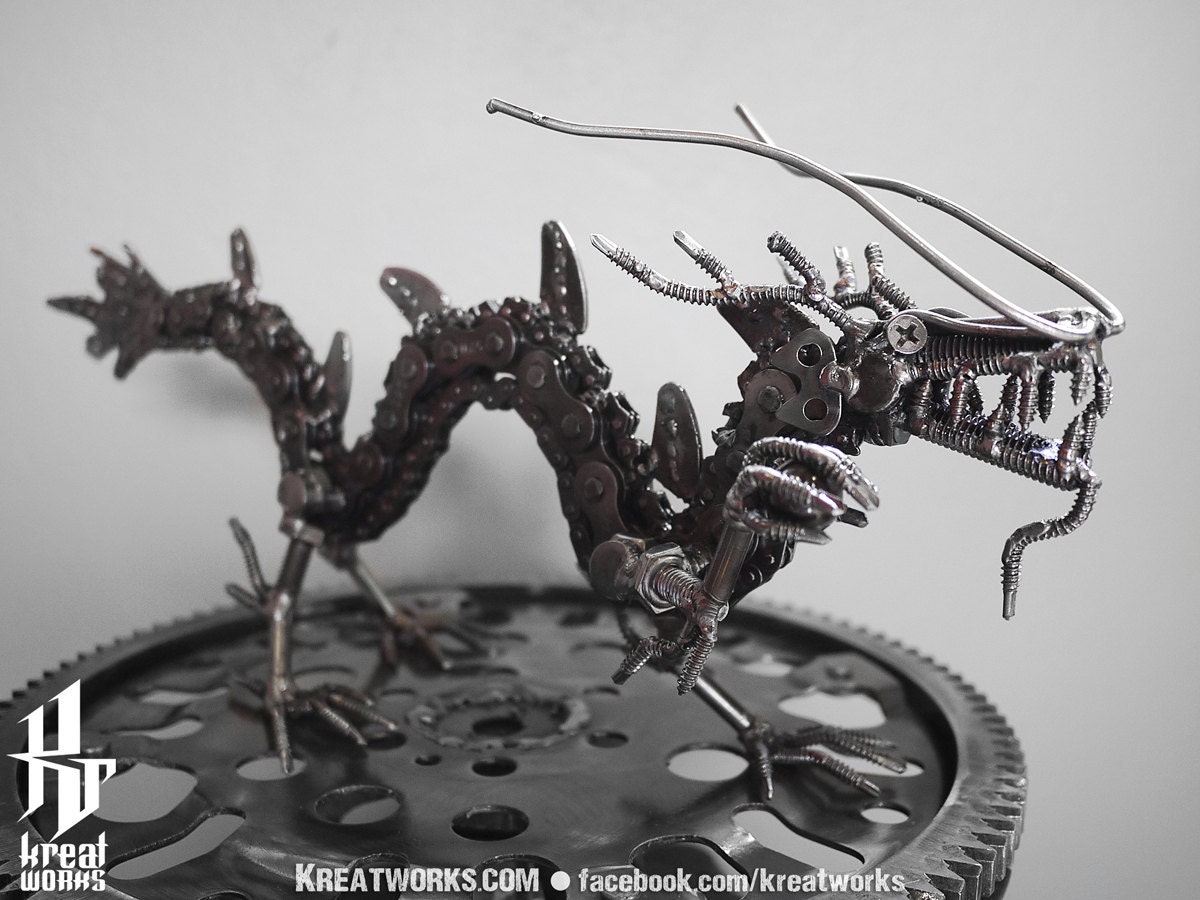 Steampunk - The Metal Asian Dragon (small item)