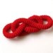 Red double infinity - Revenge TV series symbol - crochet amigurumi