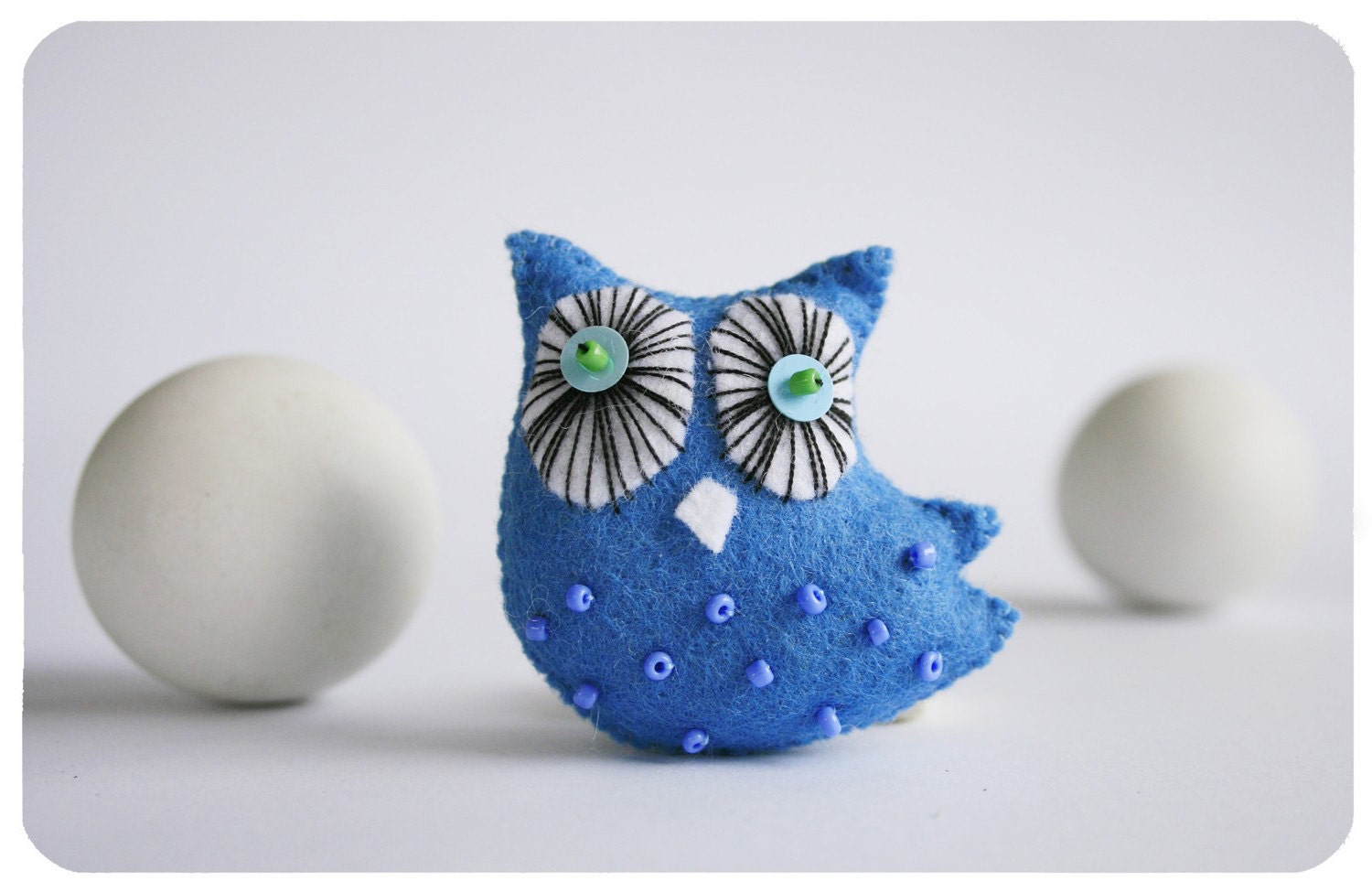 felt owl pin - owl brooch