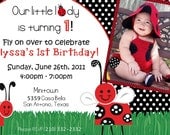 Lady Bug Printable Invitation