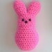 2 Easter Peep Marshmallow Bunnies