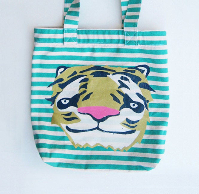 SALE - Tiger Tote - Limited Edition of 5 - Ships in 2-3 days