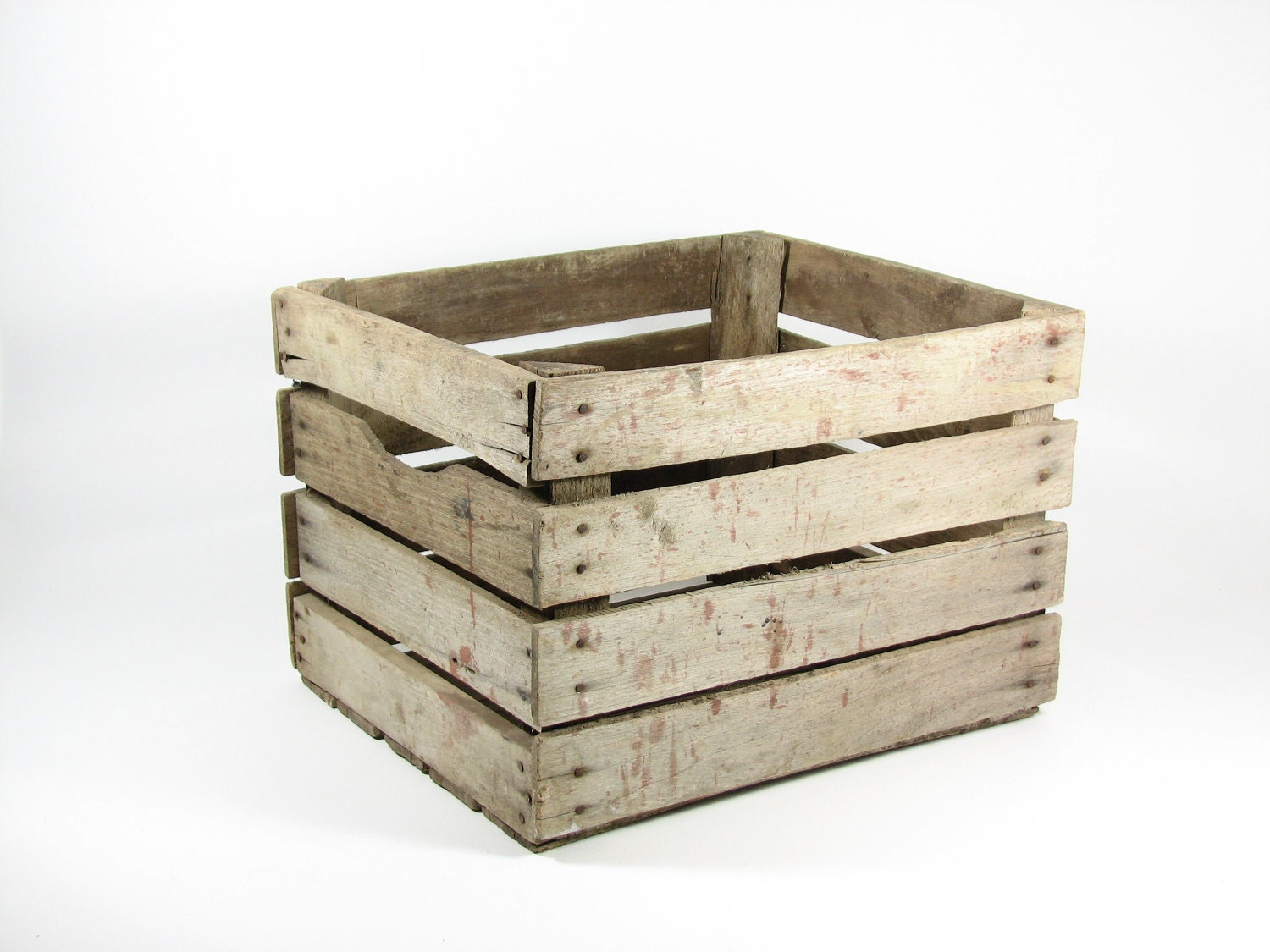 Vintage Wood Crate Box Wooden Crate Fruit Crate