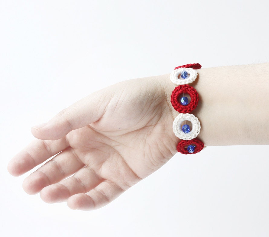 Bubble jewelry Nautical bracelet