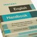 1980 INSTANT ENGLISH HANDBOK Vintage Notebook Journal
