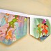 Peter Pan: Vintage Little Golden Book Bunting Banner Paper storybook Children Repurposed story book Decoration eco friendly re purposed gift