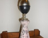 Atomic Pink Lamp Modern Eames Era Rockabilly Splatter Paint 50s Era Lamp-Cool and Retro "Googie" Accent