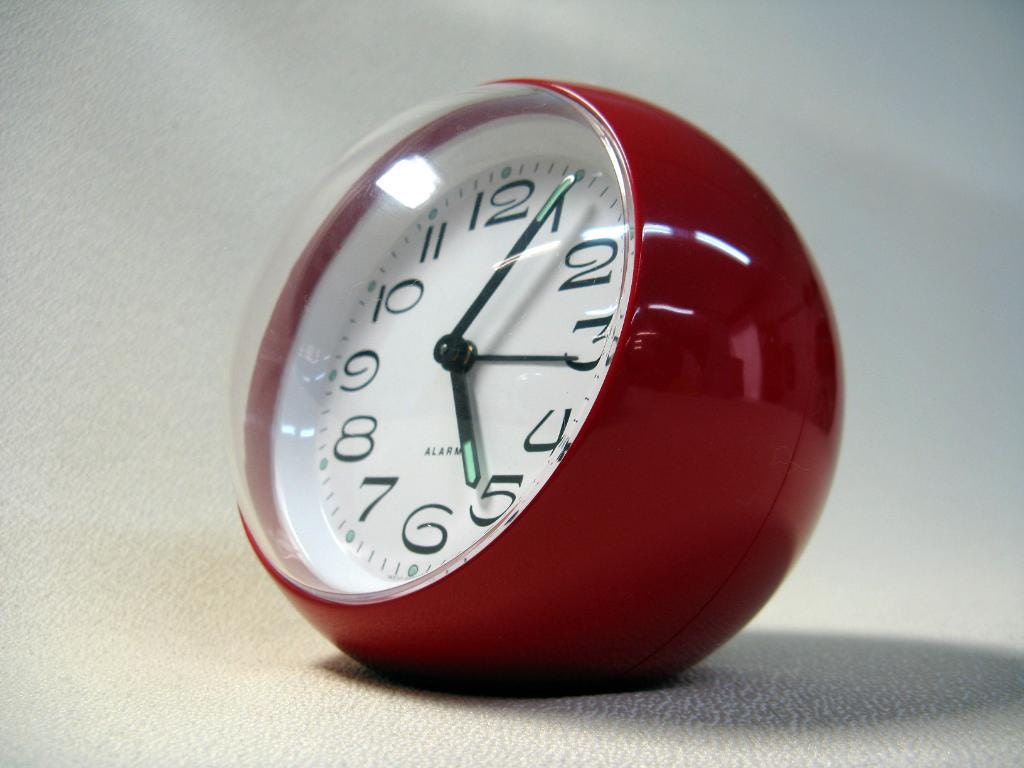 Blessing Big Ball Alarm Clock Mid-Century German Space Age
