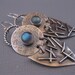 Artisan Sterling Silver Earrings with Labradorite