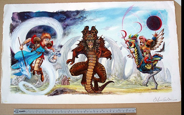 Three HeroQuest Covers (Storm Tribe, Barbarian Adventures, Imperial Lunar Handbook)