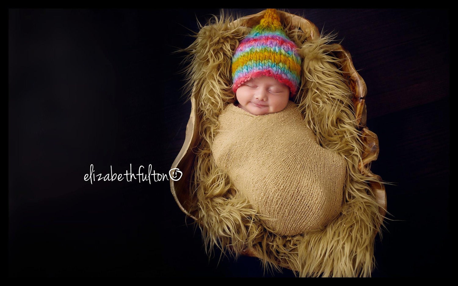Newborn Baby Knit Hat, Newborn Photo Prop, Extra Pointy Newborn Pixie Hat, Baby Girl Gnome Hat, Handspun, YOU CHOOSE,