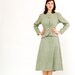 ON SALE -Vintage 1940s Suit - 40s Wool Suit - Green Tweed Houndstoth