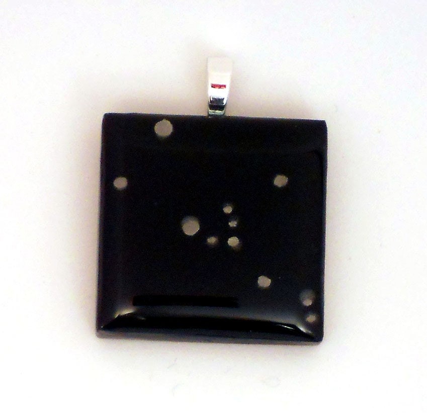 Taurus Constellation tile pendant