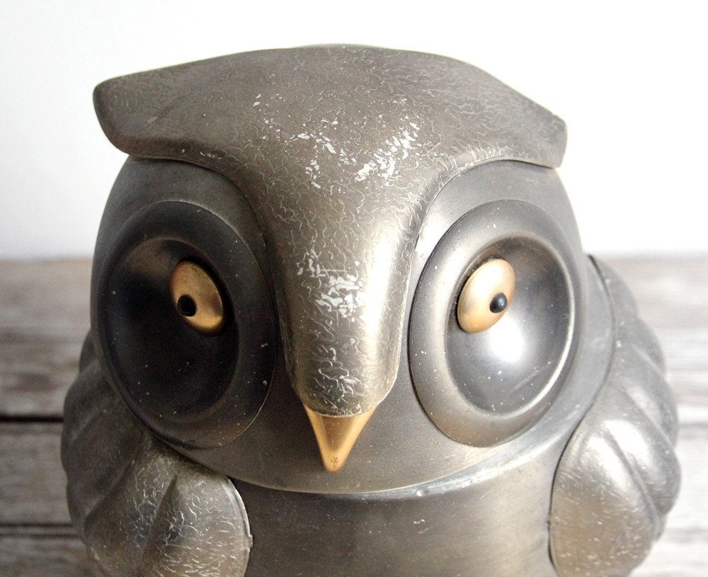 vintage eames era owl ice bucket