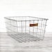 vintage industrial locker basket - reserved for philippe