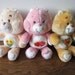 Vintage Care Bear Plush - Friend, Love-A-Lot, Champ