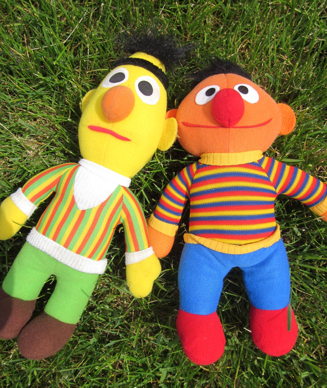 bert and ernie stuffed dolls