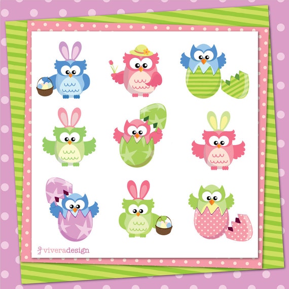 free easter owl clip art - photo #41