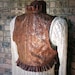 Delicious Brown Ruffled Steampunk Shrug Size Medium Ready to Ship