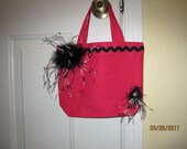 Canvas Bag, Tote, Purse, LITTLE DIVA, Book bag, Craft bag ,Music bag, Diva Accessory, Girls Spring & Summer Tote