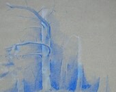 Tree trunks - an original pencil drawing