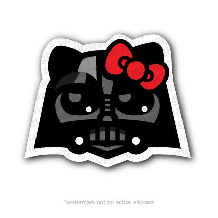 Darth V Kitty Sticker