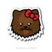 Chew Kitty Sticker