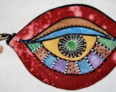 Coin Purse Handmade Red Eyeball - Stella