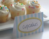 DIY PRINTABLE Food Tents Placecards... Customized Design Il_170x135