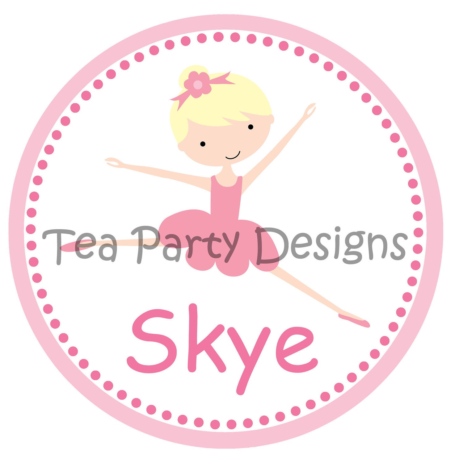 My Little Ballerina...Personalized Ballet Party Iron-on Shirt Transfer Il_170x135