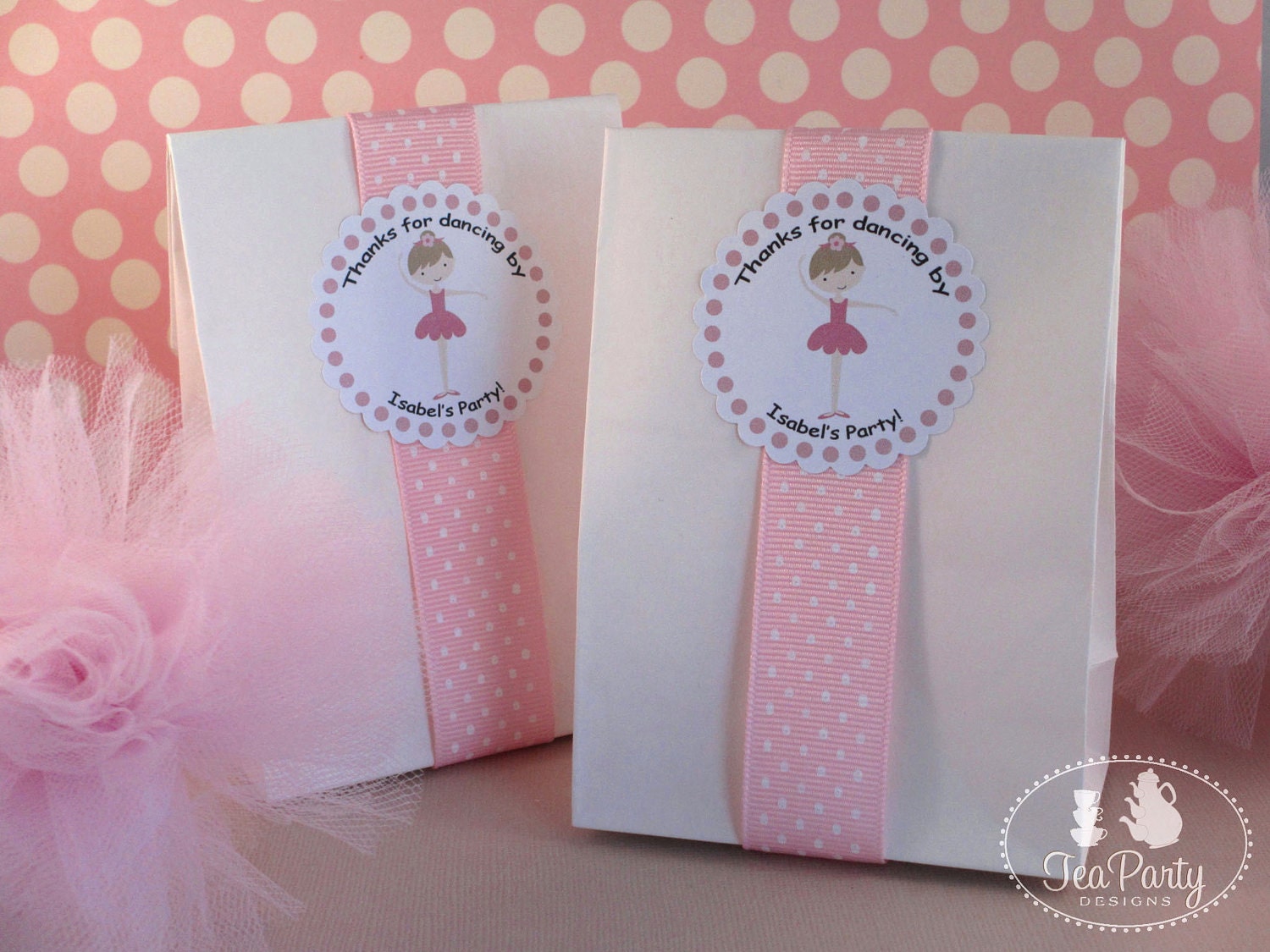 My Little Ballerina...Personalized Party Favor Stickers Il_170x135