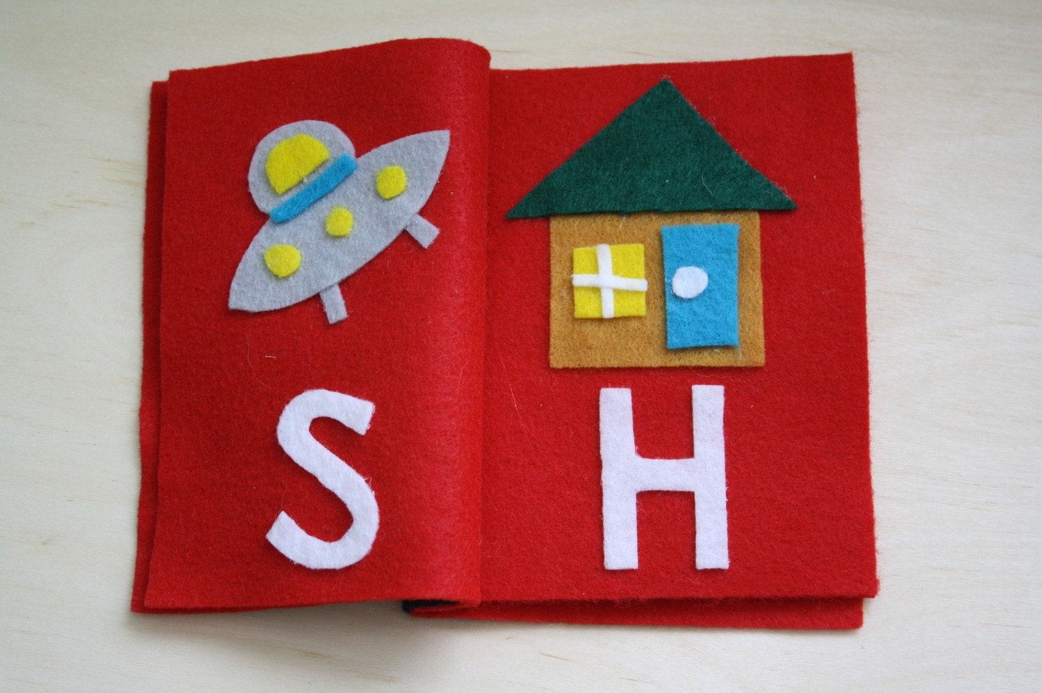 Custom Felt Name Book (up to 6 letters)