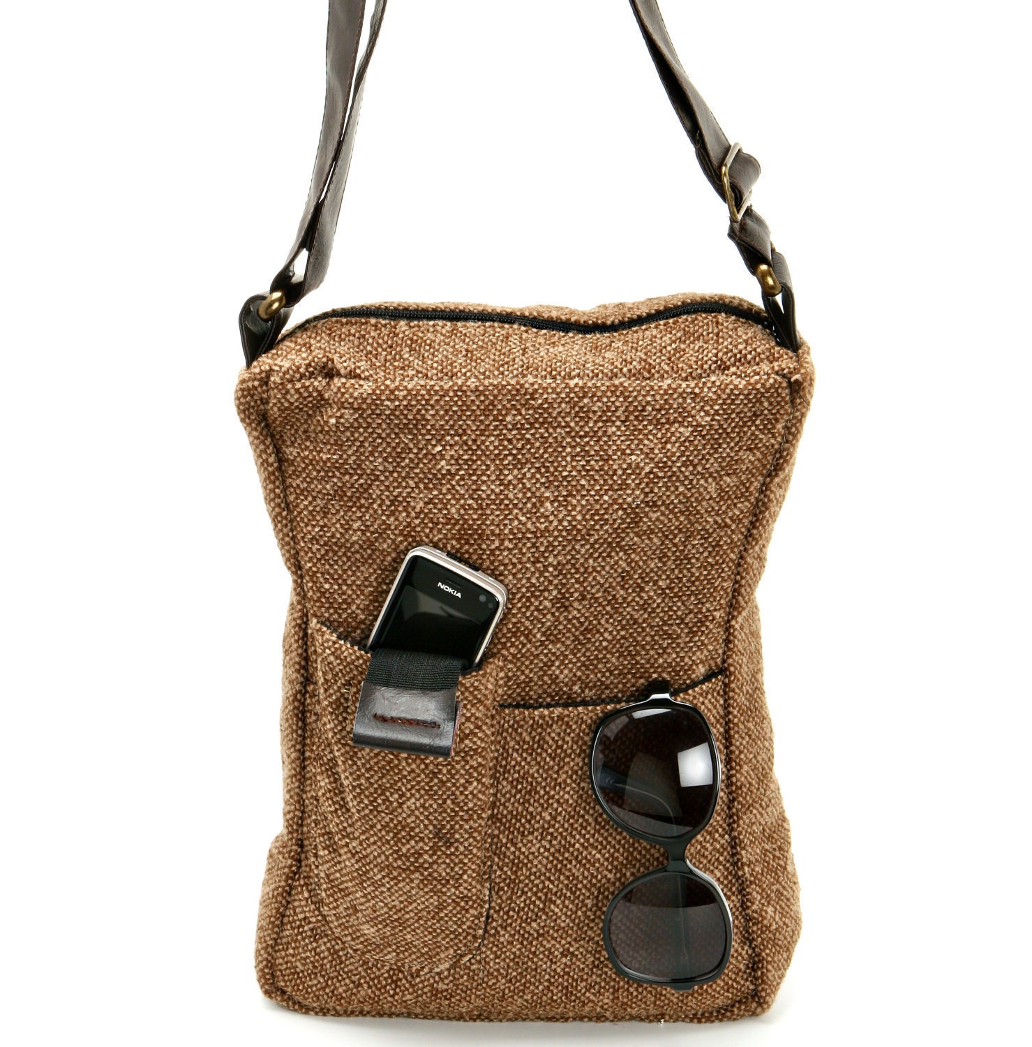 Maude - Ginger - iPad Messenger or Shoulder Bag  - Adjustable Strap