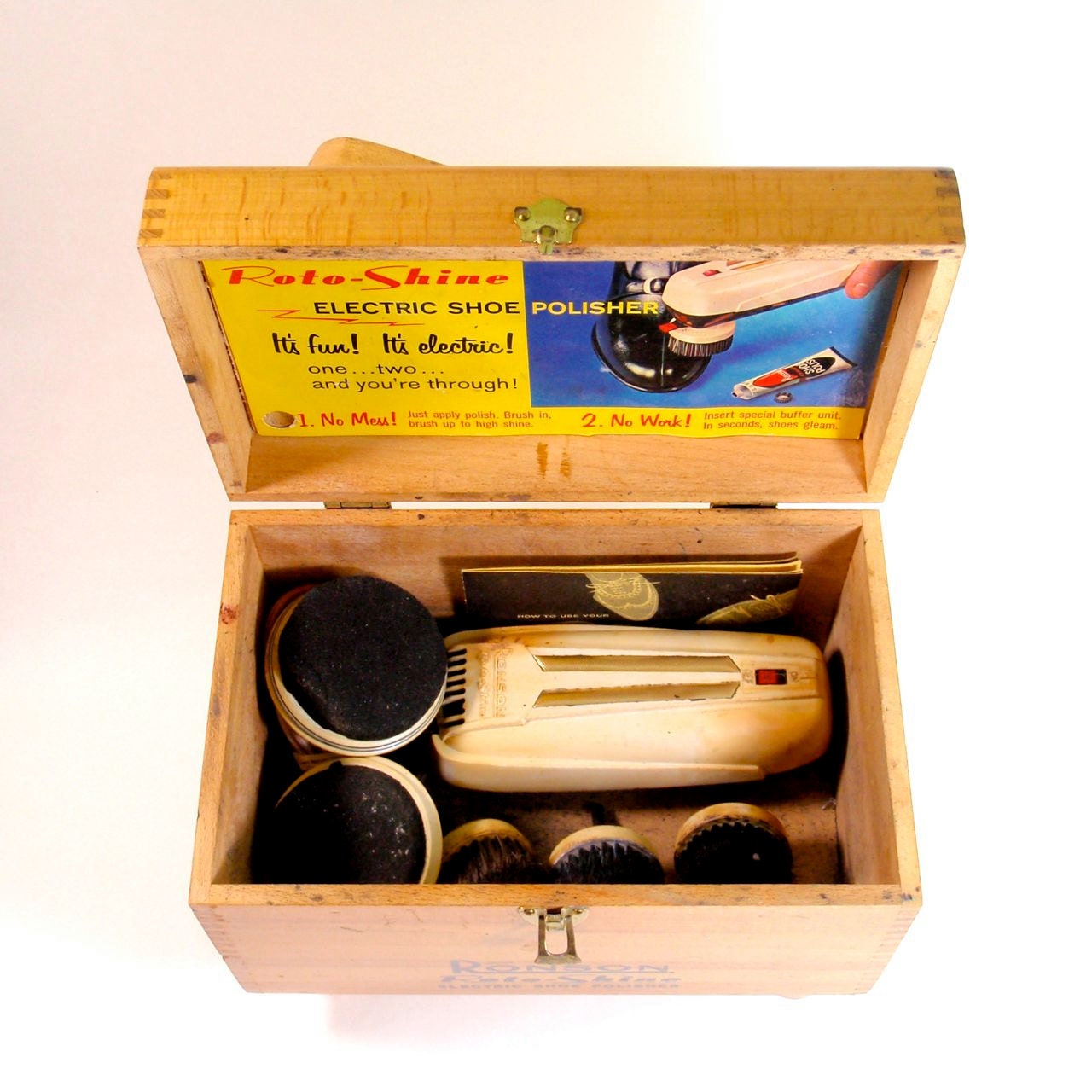 RESERVED FOR K. Ronson Roto Shine Electric Shoe by OldGreenCanoe