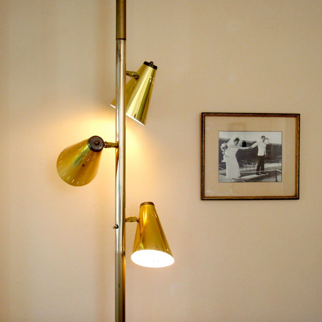 1960s Pole Lamp by OldGreenCanoe on Etsy