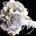 alternative wedding,  brooch Bridal bouquet, bridal brooch dream bouquet, jeweled Bridal bouquet